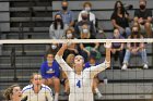 VB vs RIC  Wheaton Women's Volleyball vs Rhode Island College. - Photo by Keith Nordstrom : Wheaton, Volleyball, VB